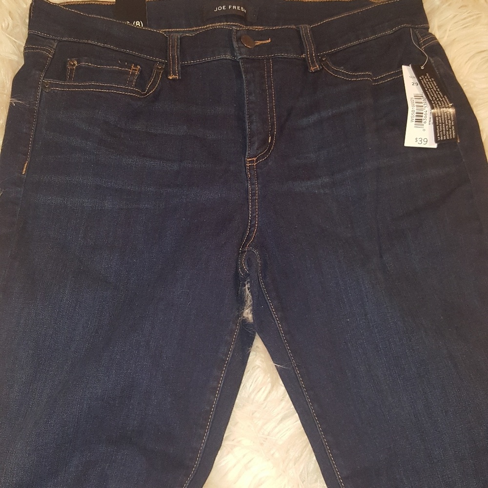 Joe fresh jeans sz 29 straight leg NWT